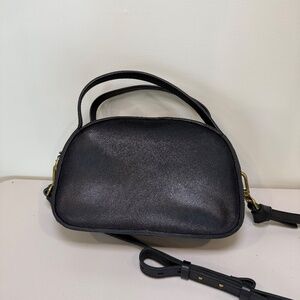 Madewell Sydney Zip Top Crossbody Black